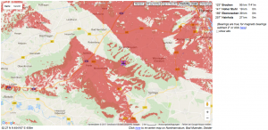 Ausbreitung vom Nordmannsturm (Deister) aus